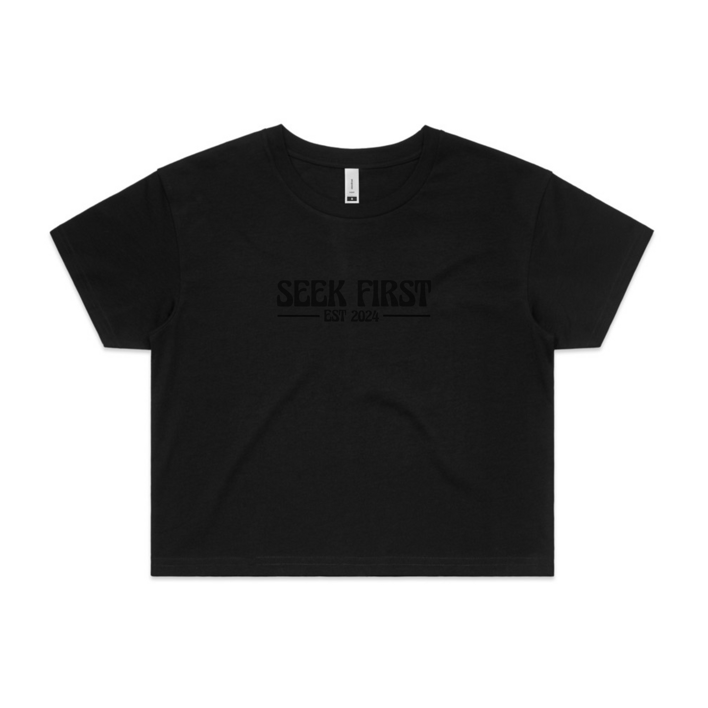 Seek First Short Cropped Tee