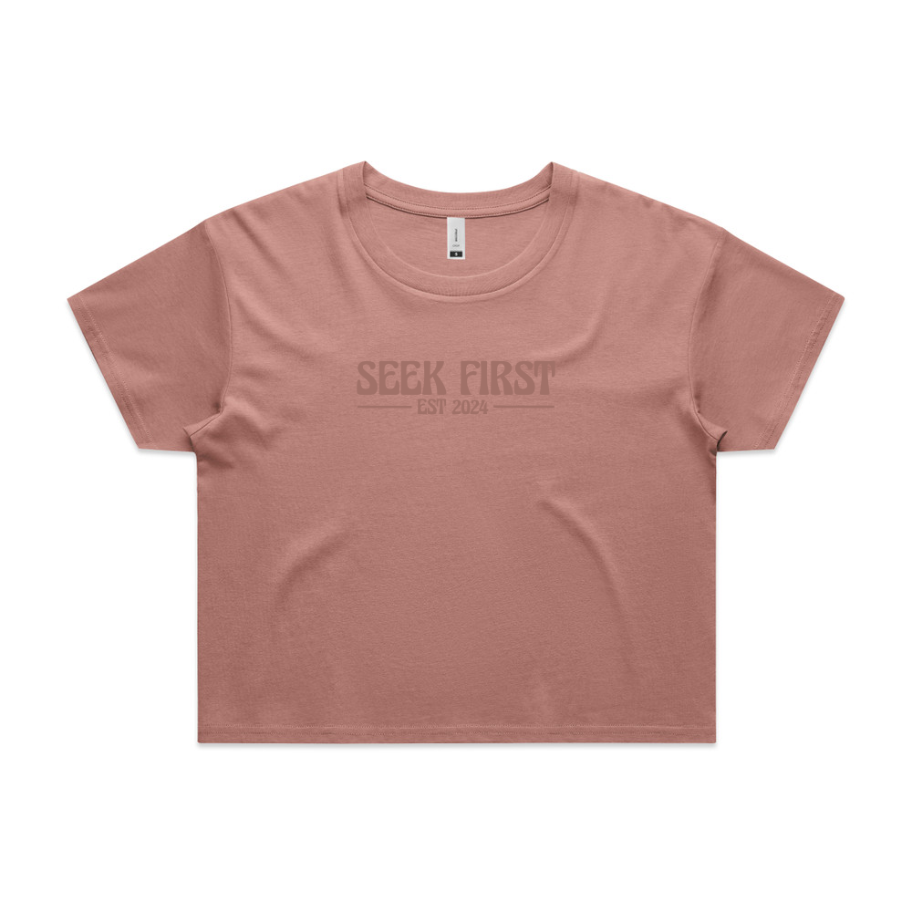 Seek First Short Cropped Tee