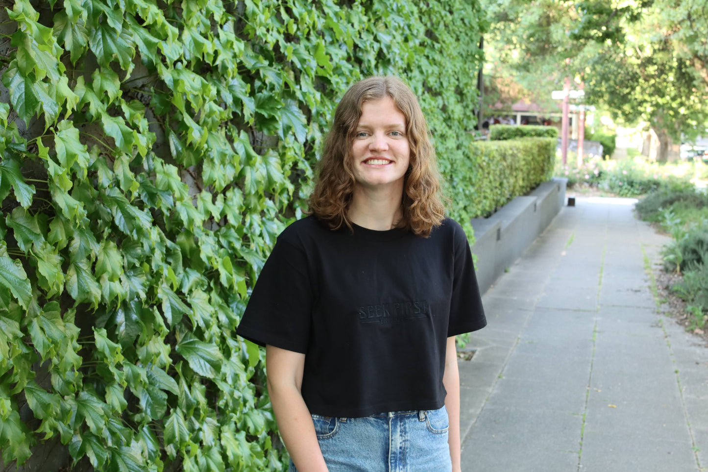 Seek First Short Cropped Tee