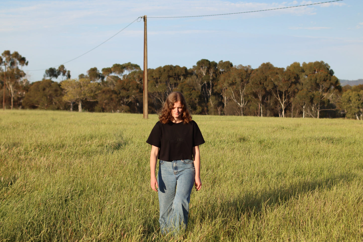 Seek First Short Cropped Tee